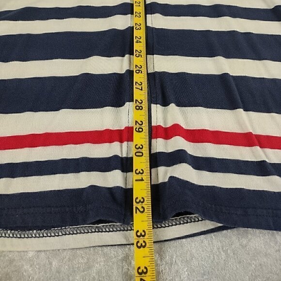 Exist Zip Up Dress Sailor Anchor W/Stripes & Hoodie Size Small - Picture 10 of 13